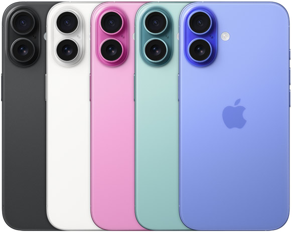 Apple/苹果 iPhone 16 128GB 黑色 移动联通电信5G手机